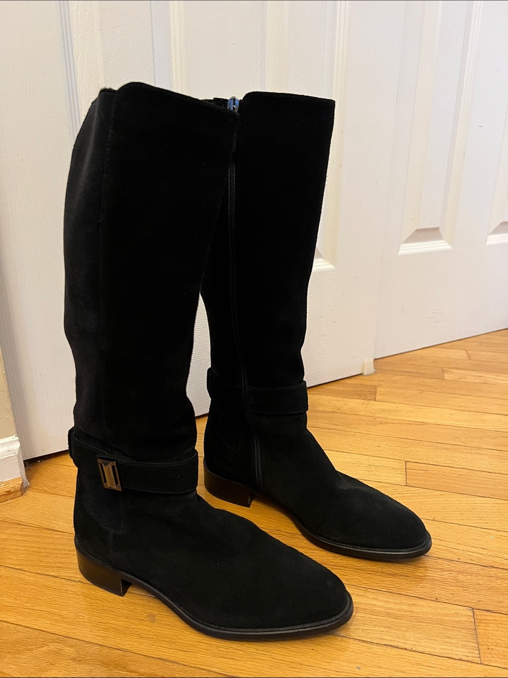 Aquatalia Giada Suede Riding Boots - Picture 4 of 16